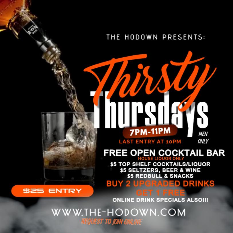 Thirsty Thursdays @thehodown