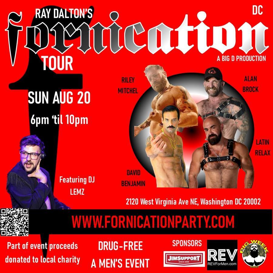 FORNICATION - DC - Event Information - Wicked Gay Parties